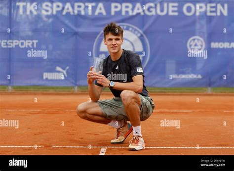 Jakub Mensik of Czech Republic won the TK Sparta Prague Open 2023 ATP ...