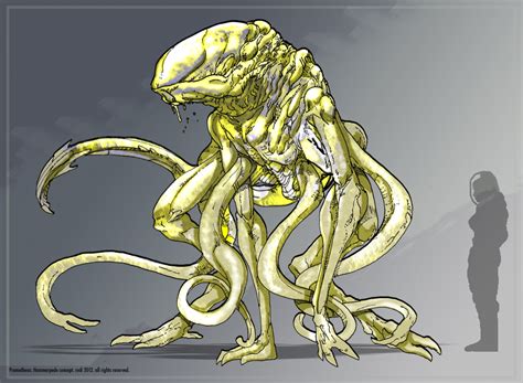 Prometheus: HammerPede Alien Concept_Spoiler by Dezarath on DeviantArt