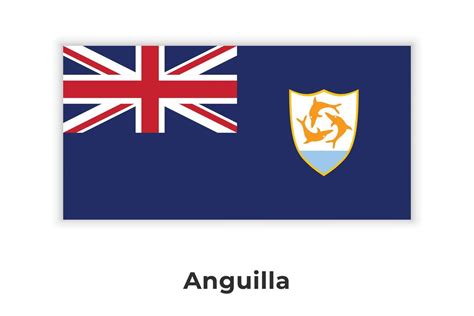 The National Flag of Anguilla 9290911 Vector Art at Vecteezy