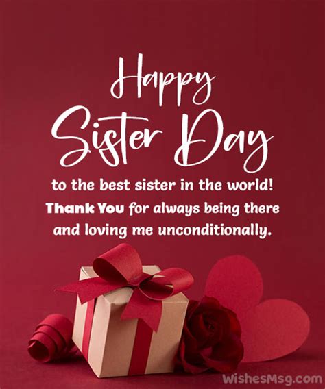 100+ Happy Sisters Day Wishes, Captions and Quotes | WishesMsg