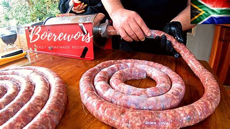 Easy Boerewors Recipe | Traditional South African Sausage | HOMEMADE ...