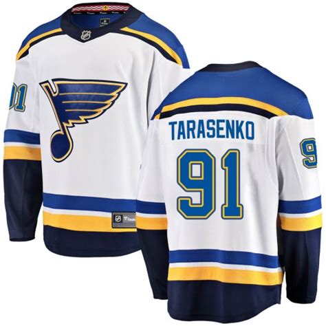 Men's Fanatics Branded St. Louis Blues Vladimir Tarasenko White Away ...