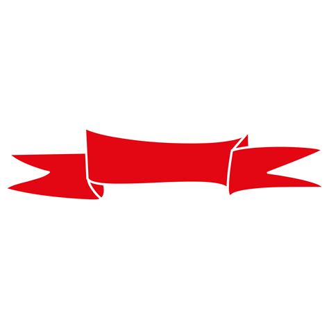 Red ribbon Design on Transparent Background 18722277 PNG