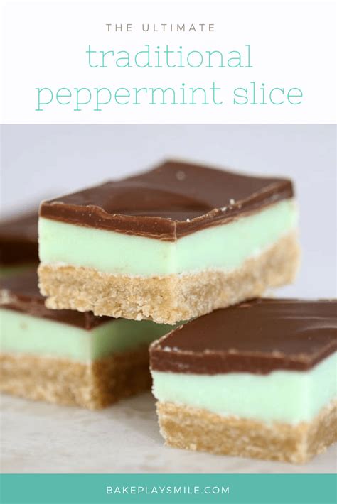 Traditional Peppermint Slice (an all-time favourite classic recipe) - Bake Play Smile