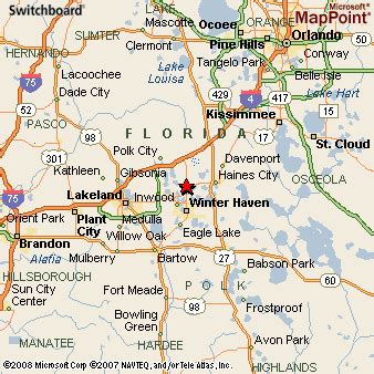 Lake Alfred, Florida Area Map & More