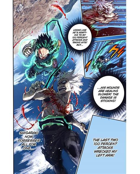 Deku Colored Manga Panels