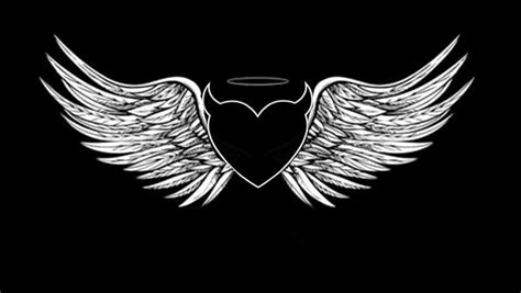 Corazón con alas y cuernos ️ Wings Wallpaper, Bad Girl Wallpaper, Wallpaper Iphone Neon, Cute ...