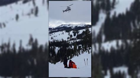 Snowboarder rescued after accidentally going out of bounds, getting ...