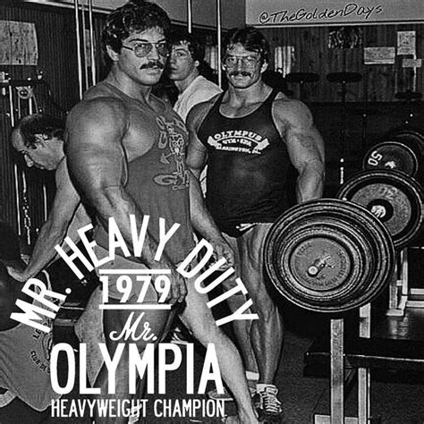 Mike Mentzer nicknamed "Mr. Heavy Duty" 1979 Mr. Olympia Heavyweight ...