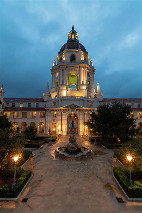 Pasadena City Hall Photograph by Roland Wilhelm