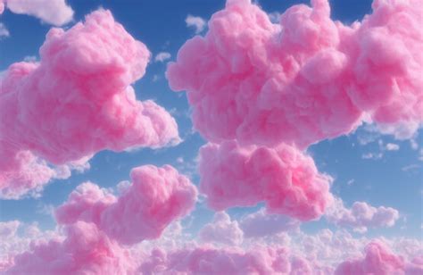 Cotton Candy Cloud Background