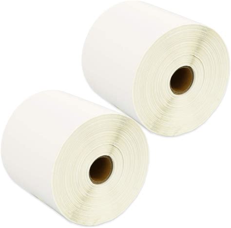 1,000 Compatible Zebra 100mm x 150mm White Direct Thermal Labels (500 Labels per Roll) for Zebra ...