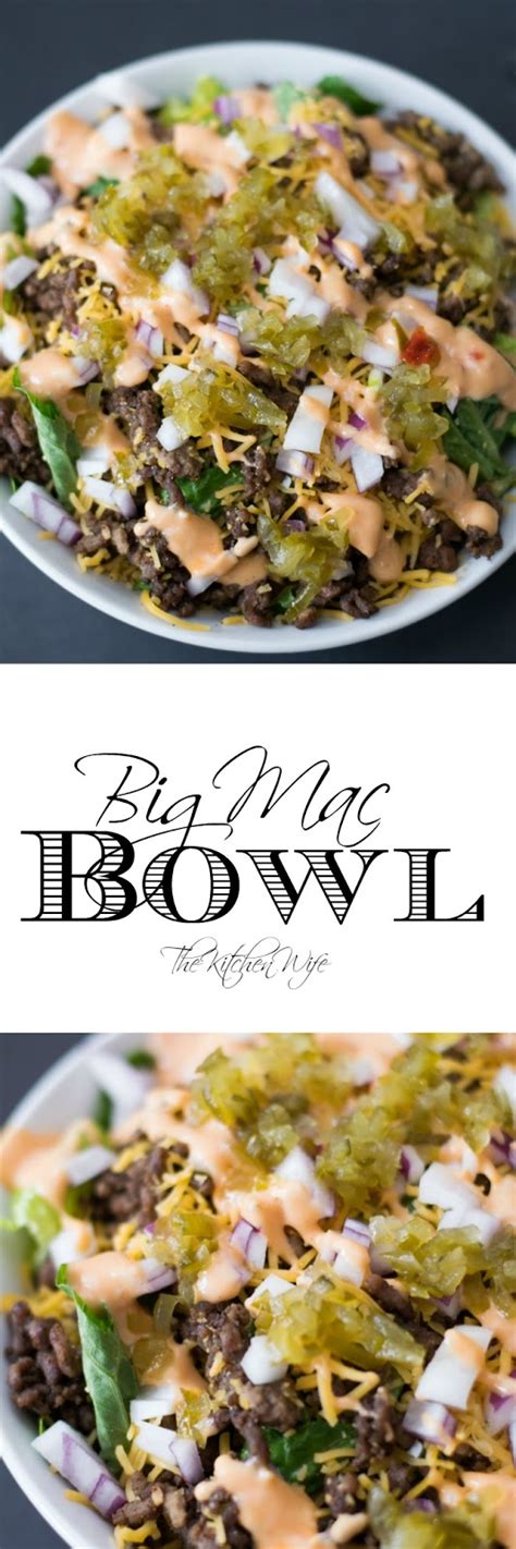 Big Mac Bowl Recipe - The Kitchen Wife