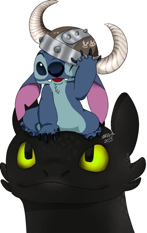 stitch_and_banguela_by_sahglam29-d7tgaw4.png (647×1024) | Desenhos de animais fofinhos, Fofinho ...