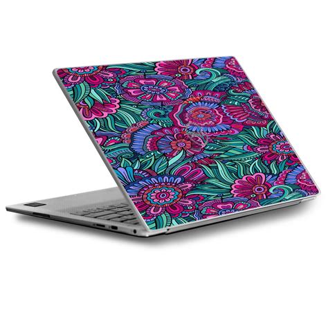 Skins Decals for Dell XPS 13 Laptop Vinyl Wrap / Floral Flowers Retro - Walmart.com