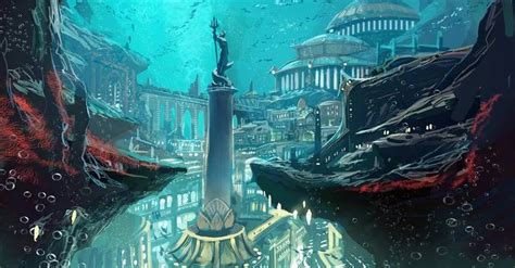 Atlantis | Fantasy art landscapes, Fantasy art, Atlantis