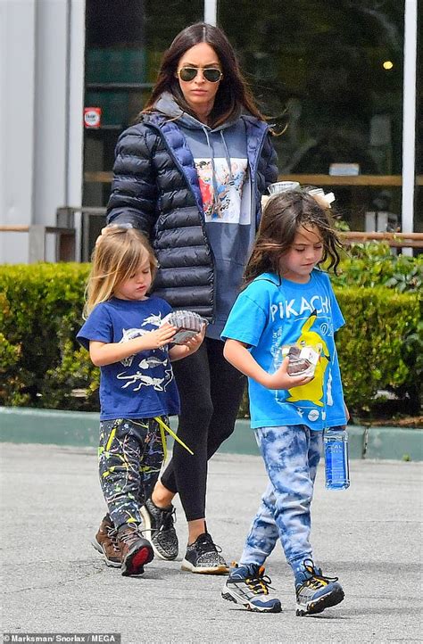 Megan Fox spends quality time with her children and husband Brian Austin Green on grocery store ...