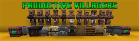 Productive Villagers - Minecraft Mods - CurseForge