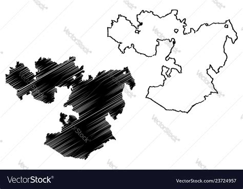 Oromia region map Royalty Free Vector Image - VectorStock