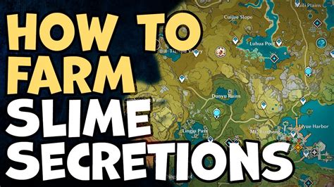 Farm Slime Secretions Genshin Impact Gameplay - YouTube