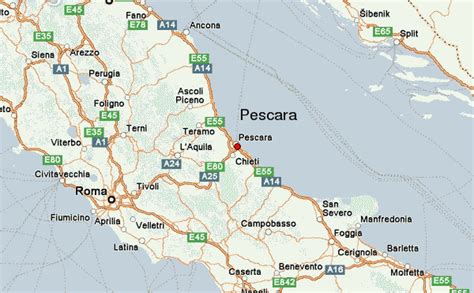 Zhirkov Pescara Italy Map