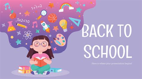Free Back to School Powerpoint Template & Google Slides Theme