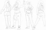 Perrie Little Mix Coloring Pages sketch template