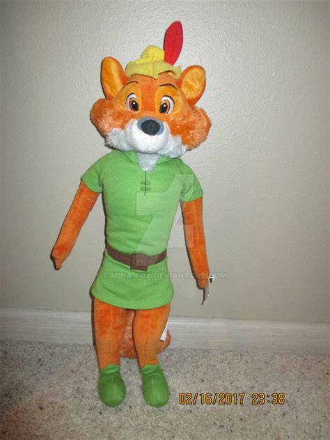 My 18'' Disney Store Robin Hood Plush Doll by Mina-Fox on DeviantArt