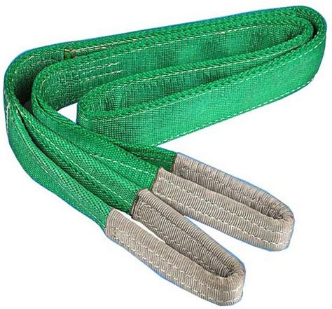 Buy Ferreterro 8 Mtrs 2 Ton Green Color Double Ply Webbing Slings Flat ...