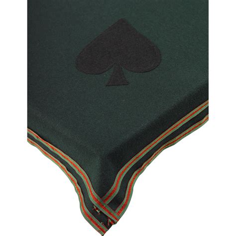 Poker & Bridge Gaming Card Tablecloth Wool Polyester Baize 34.5" Square ...