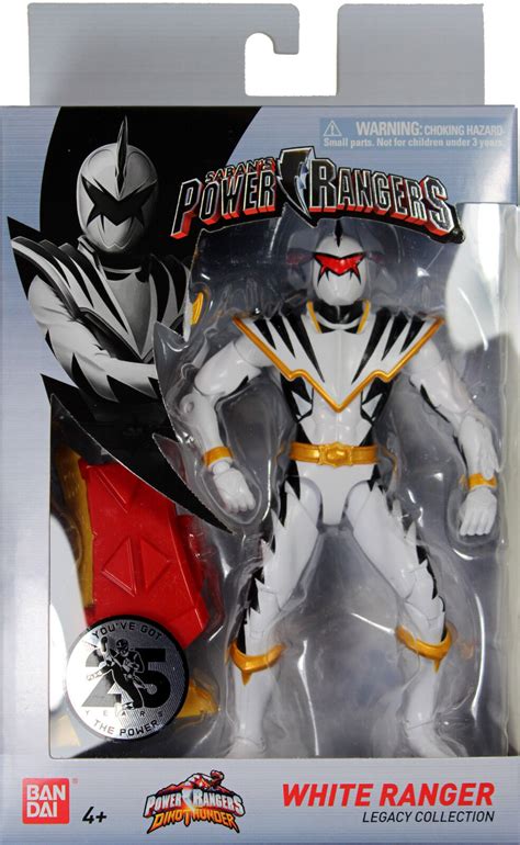 Power Rangers Dino Thunder ~ WHITE RANGER LEGACY ACTION FIGURE ~ MMPR ...