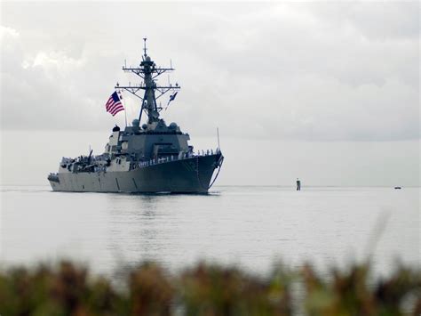 DVIDS - Images - USS Michael Murphy arrives at its home port [Image 2 of 4]