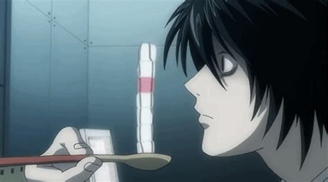 Death Note L GIF - Find & Share on GIPHY