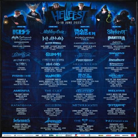 France Hellfest Announces 2023 Lineup Featuring KISS, Iron Maiden ...