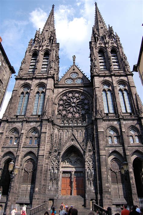 The Cathedrale of Clermont-Ferrand (Cathédrale Notre-Dame-de-l'Assomption de Clermont-Ferrand ...