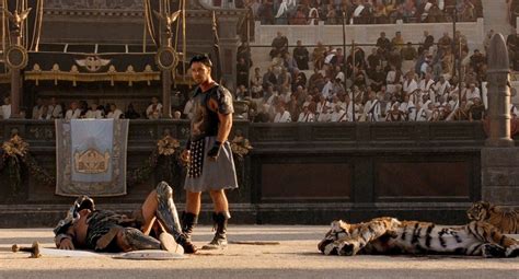 Gladiator Battle Scene