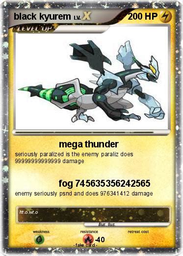 Pokémon black kyurem 909 909 - mega thunder - My Pokemon Card