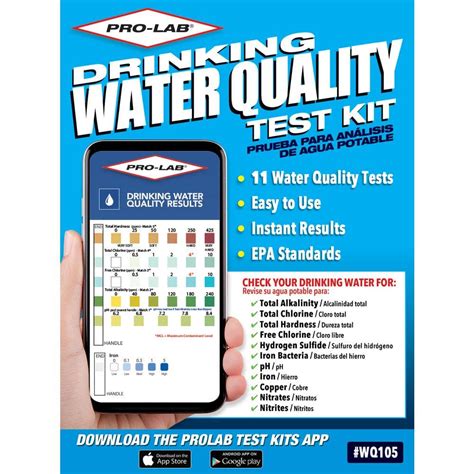 PRO-LAB Drinking Water Quality Test Kit WQ105 - The Home Depot