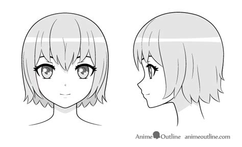 How To Draw Anime Nose Female Front View Draw anime character tutorial step by step lesson 04