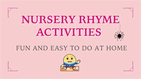 Nursery Rhyme Activities That Are Fun and Easy to Do at Home - The Secret Life of Homeschoolers