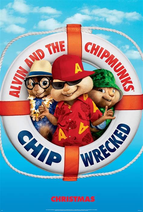 ALVIN AND THE CHIPMUNKS CHIPWRECKED MOVIE POSTER 2 Sided ORIGINAL ...