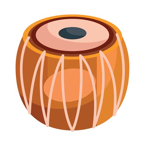 dholak or dhol india instrument 10479097 Vector Art at Vecteezy