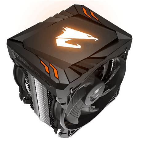 Gigabyte Aorus Atc700 Multi Socket Cpu Air Cooler Rgb Dual 120mm Fan 3x10mm 500-1700 Rpm 12~31 Dba