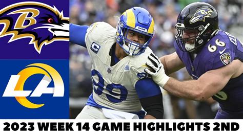 Baltimore Ravens vs. Los Angeles Rams Highlights 2nd Qtr | December 10, 2023 - YouTube