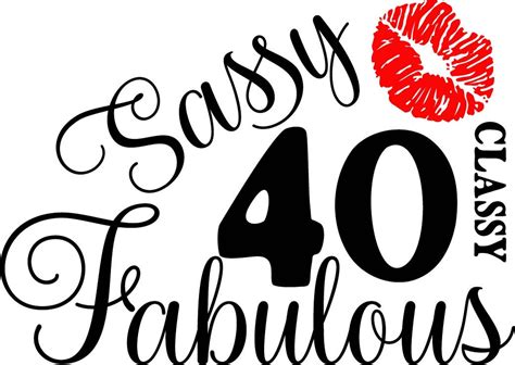 40 and fabulous svg fabulous at 40 svgHappy birthday 40 | Etsy