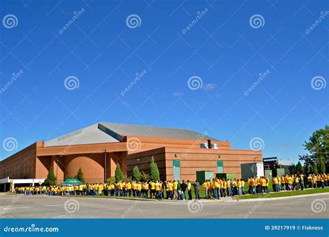 NDSU FargoDome Football editorial stock image. Image of championship ...