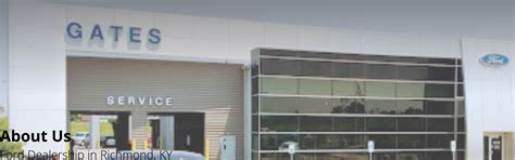 Our Dealership | Ford Dealership in Richmond, KY | Gates Ford Lincoln