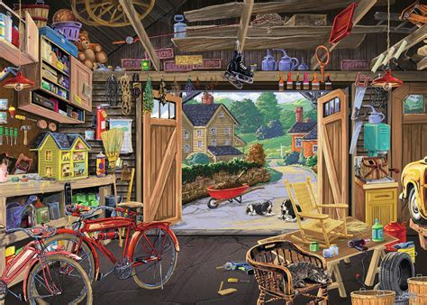 Grandpa's Garage Jigsaw Puzzle | PuzzleWarehouse.com