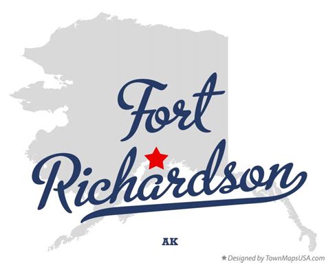 Map of Fort Richardson, AK, Alaska