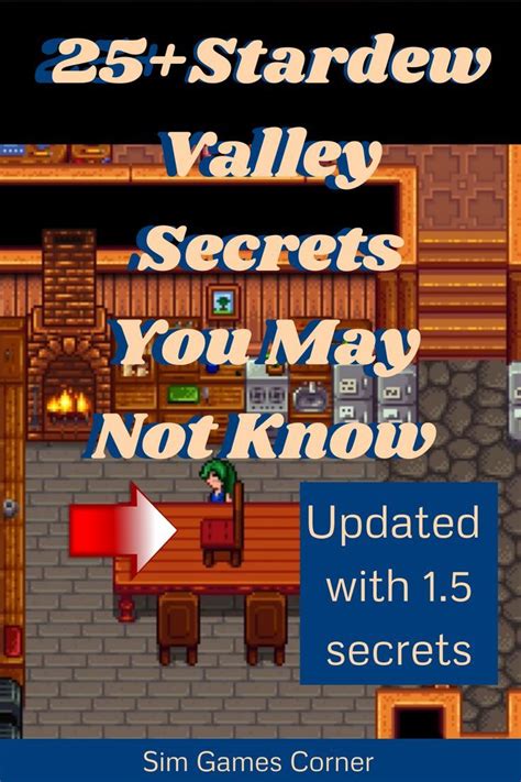 Stardew Valley Secrets you may not know. Red arrow pointing at a ...